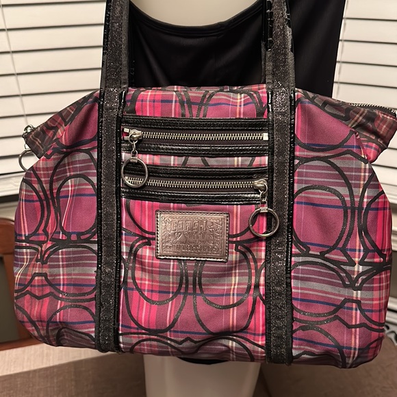 Coach poppy tartan shoulder bag - Picture 2 of 11